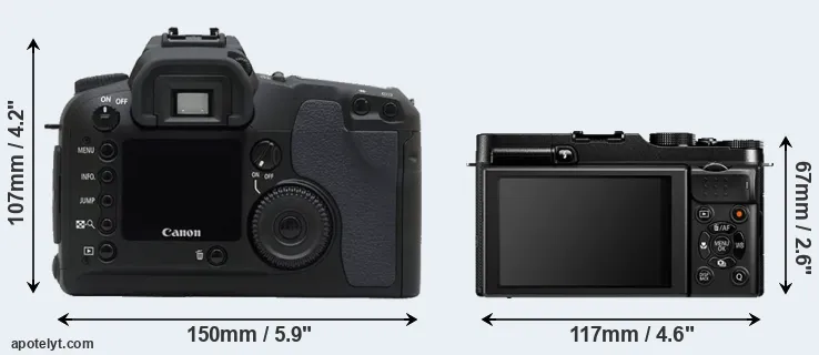 Comparison D30 or X-A1 rear
