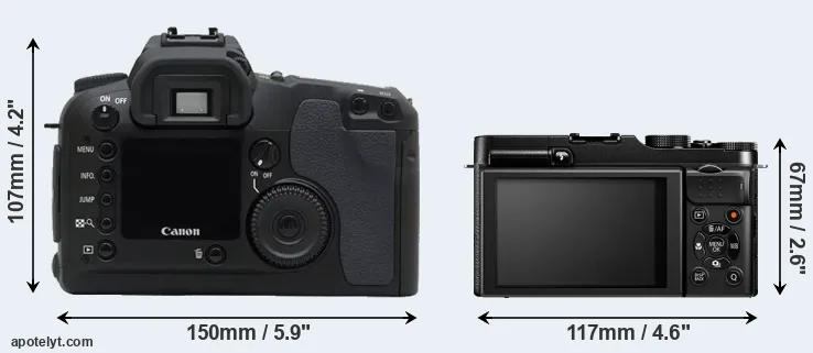 Comparison D30 or X-M1 rear