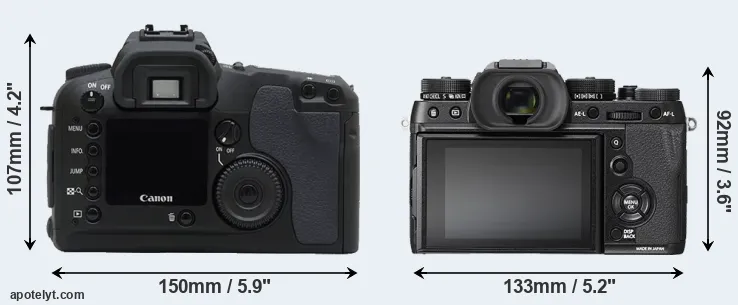 Comparison D30 or X-T2 rear