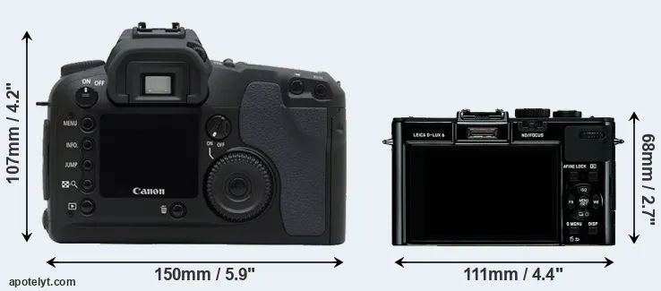 Comparison D30 or D-LUX 6 rear