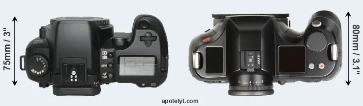 Compare D30 versus S Typ 007 top