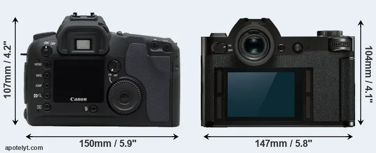 Comparison D30 or Leica SL rear