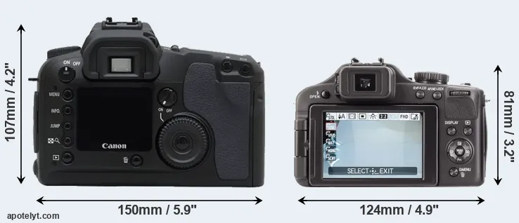 Comparison D30 or V-LUX 3 rear