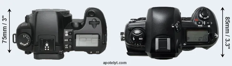 Compare D30 versus D1H top