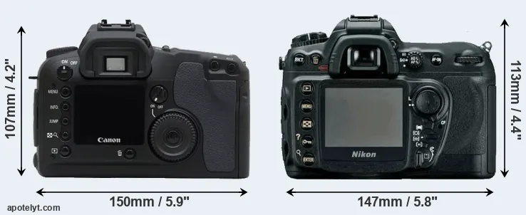 Comparison D30 or D200 rear
