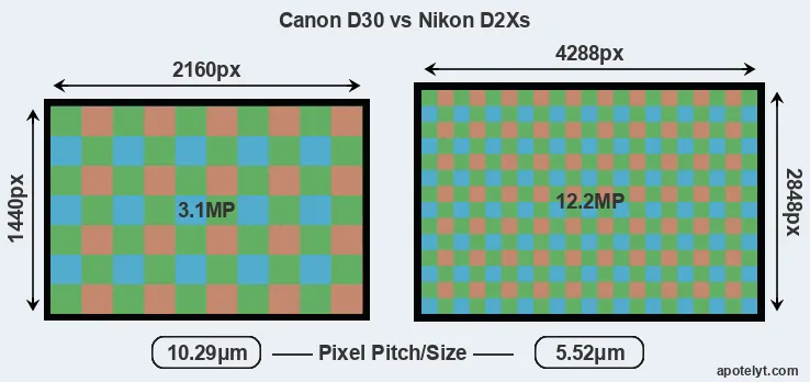 D30 versus D2Xs MP