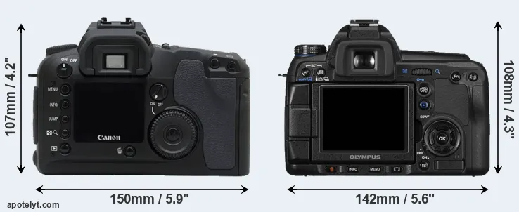 Comparison D30 or E-30 rear
