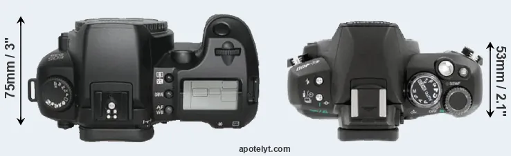 Compare D30 versus E-400 top