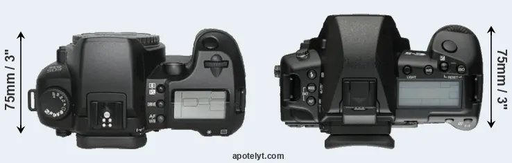 Compare D30 versus E-5 top