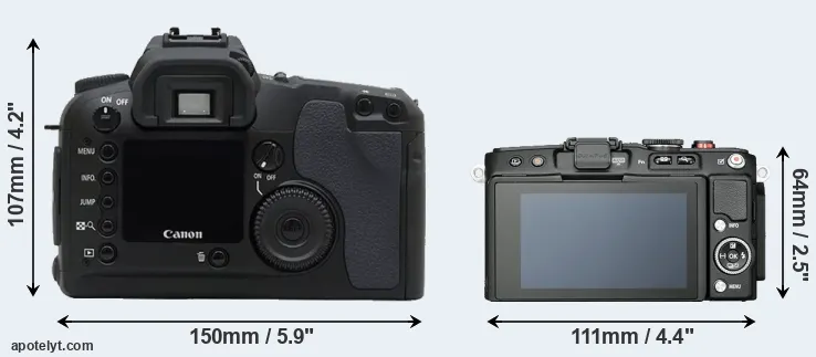 Comparison D30 or E-PL6 rear