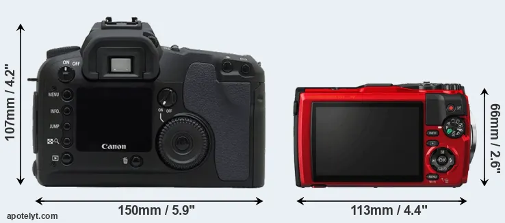 Comparison D30 or TG-5 rear