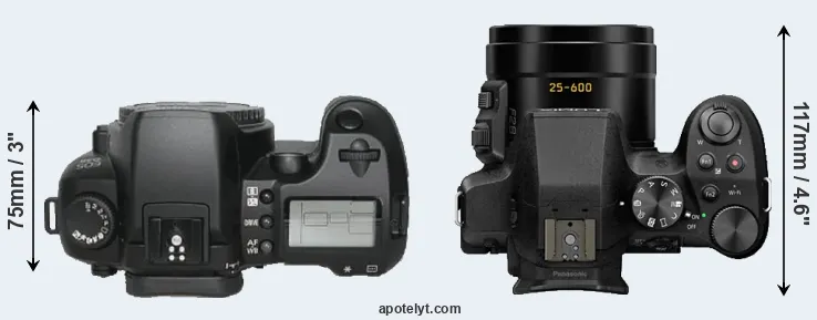 Compare D30 versus FZ330 top