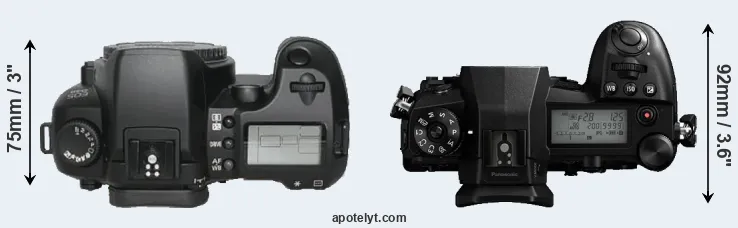 Compare D30 versus G9 top