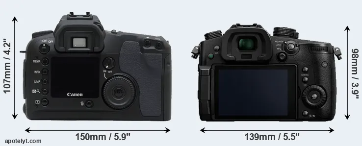 Comparison D30 or GH5 rear