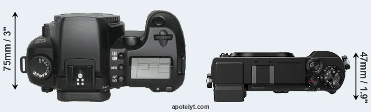 Compare D30 versus GX9 top