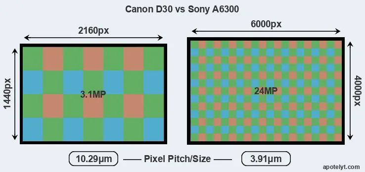 D30 versus A6300 MP