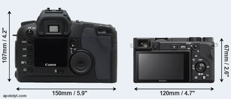 Comparison D30 or A6400 rear