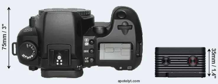 Compare D30 versus RX0 II top