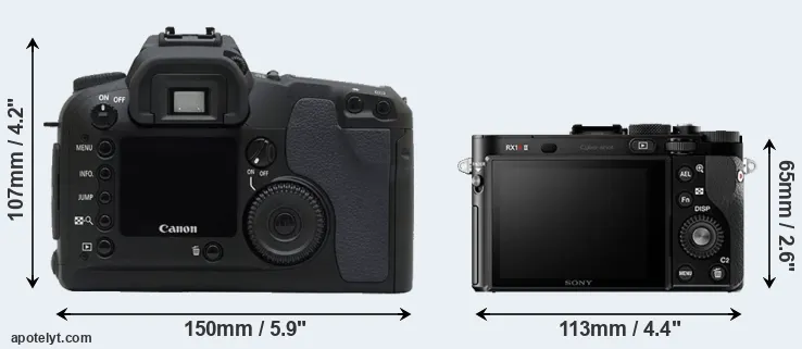 Comparison D30 or RX1R II rear