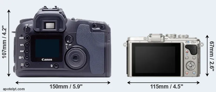Comparison D60 or E-PL8 rear