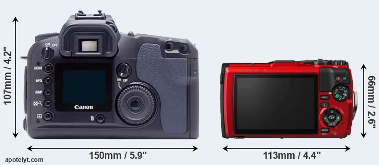 Comparison D60 or TG-5 rear
