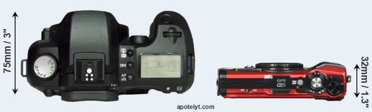 Compare D60 versus TG-5 top