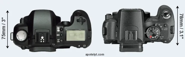 Compare D60 versus L10 top