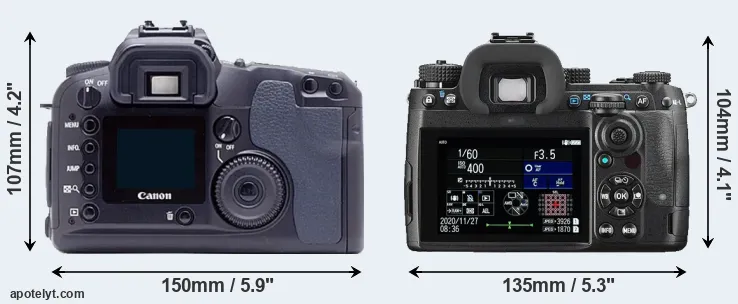 Comparison D60 or K-3 III rear
