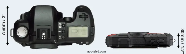 Compare D60 versus WG-60 top