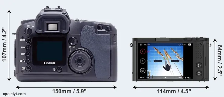Comparison D60 or M1 rear