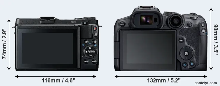 Comparison G1X Mark II or R7 rear
