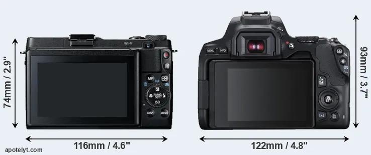 Comparison G1X Mark II or SL3 rear