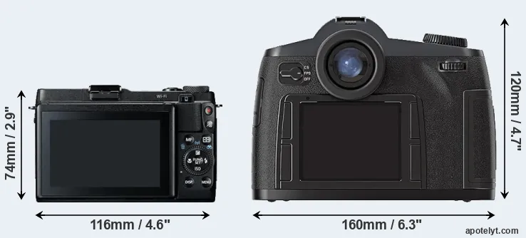 Comparison G1X Mark II or S2 rear