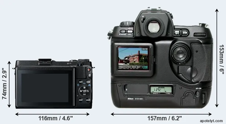 Comparison G1X Mark II or D1H rear