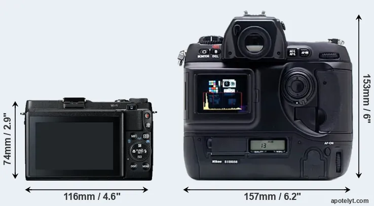 Comparison G1X Mark II or D1X rear