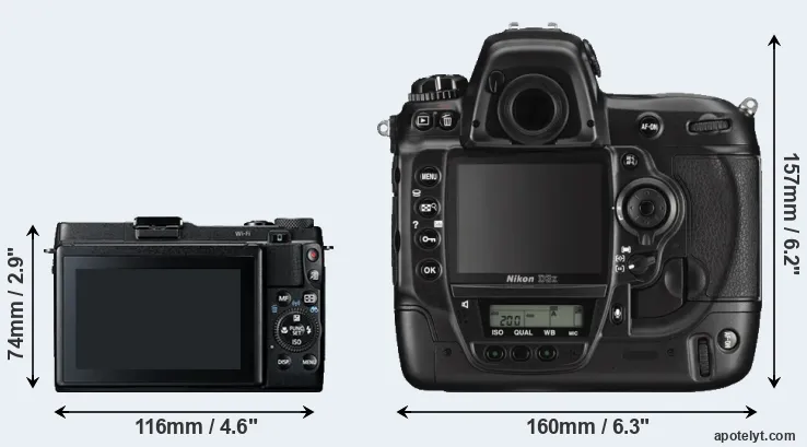 Comparison G1X Mark II or D3X rear