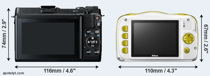 Comparison G1X Mark II or W150 rear