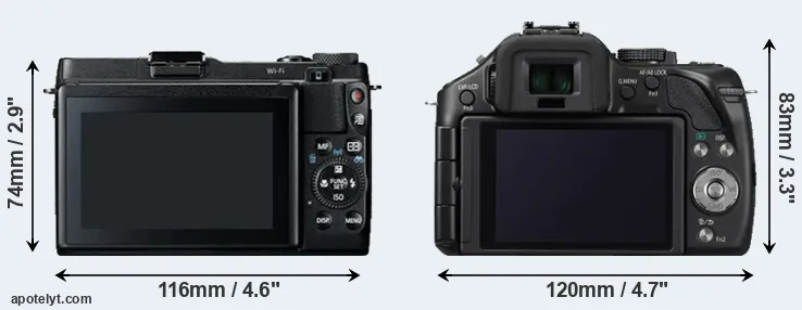 Comparison G1X Mark II or G5 rear