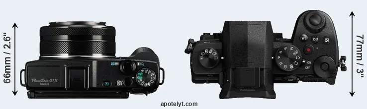Compare G1X Mark II versus G90 top