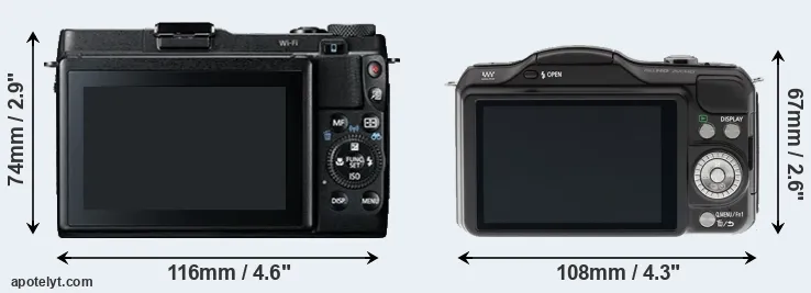 Comparison G1X Mark II or GF5 rear