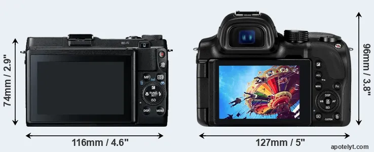 Comparison G1X Mark II or NX30 rear