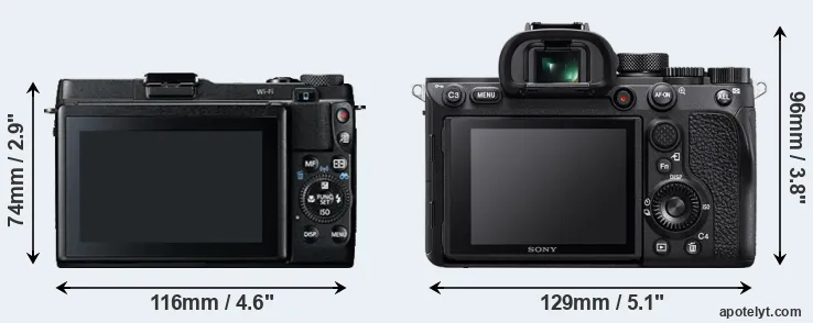 Comparison G1X Mark II or A7R IV rear