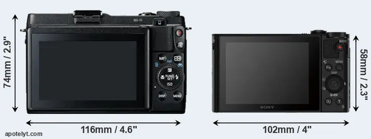 Comparison G1X Mark II or HX80 rear