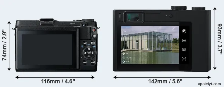 Comparison G1X Mark II or ZX1 rear