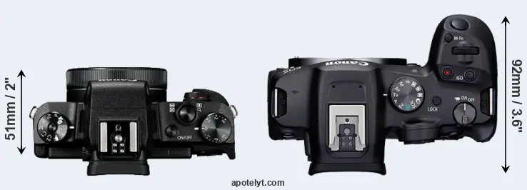 Compare G1X Mark III versus R7 top