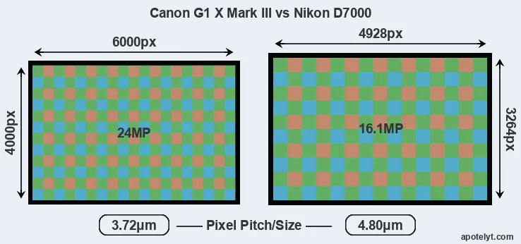 G1X Mark III versus D7000 MP