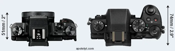 Compare G1X Mark III versus G85 top