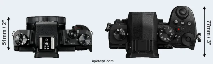 Compare G1X Mark III versus G90 top