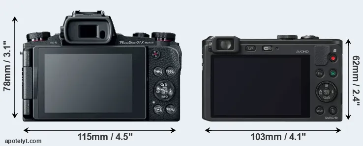 Comparison G1X Mark III or LF1 rear