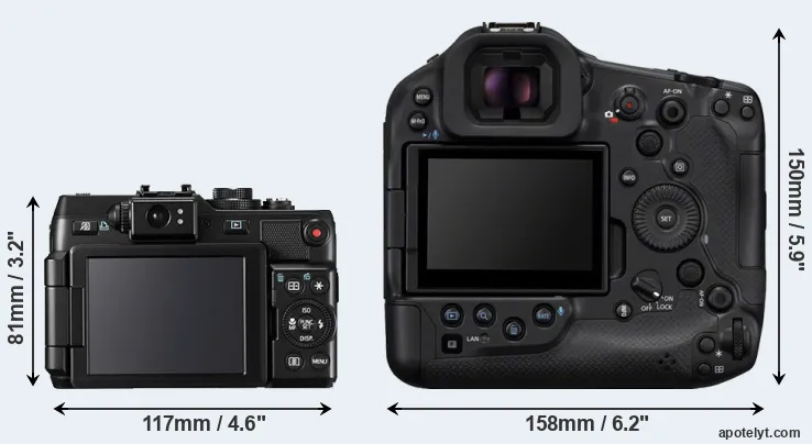 Comparison G1X or R1 rear